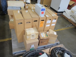 LOT TO INCLUDE: (1) MSA TOXGUARD, CARBON MONOXIDE AIRLINE MONITOR, (9) CAPACITORS, PROTECTION KIND, PAPER FILM, OIL FILL MATERIAL, 10% RATED VOLTAGE TOLERANCE, TOP CONNECTION, 0.5MFD CAPACITANCE, 6900VAC RMS VOLTAGE. 60 HZ, 110 KVA BUSHING "BIL" 1 POLE, 1.0 GAL DIELKTROL VII, DISCHARGE RESISTOR SURGE PROTECTION CAPACITORS FOR REACTOR COOLANT PUMPS. LOADING & HANDLING FEE $15-4577